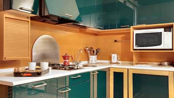 公寓, 1 间卧室 | 私人厨房 | 冰箱、微波炉、烤箱、洗碗机