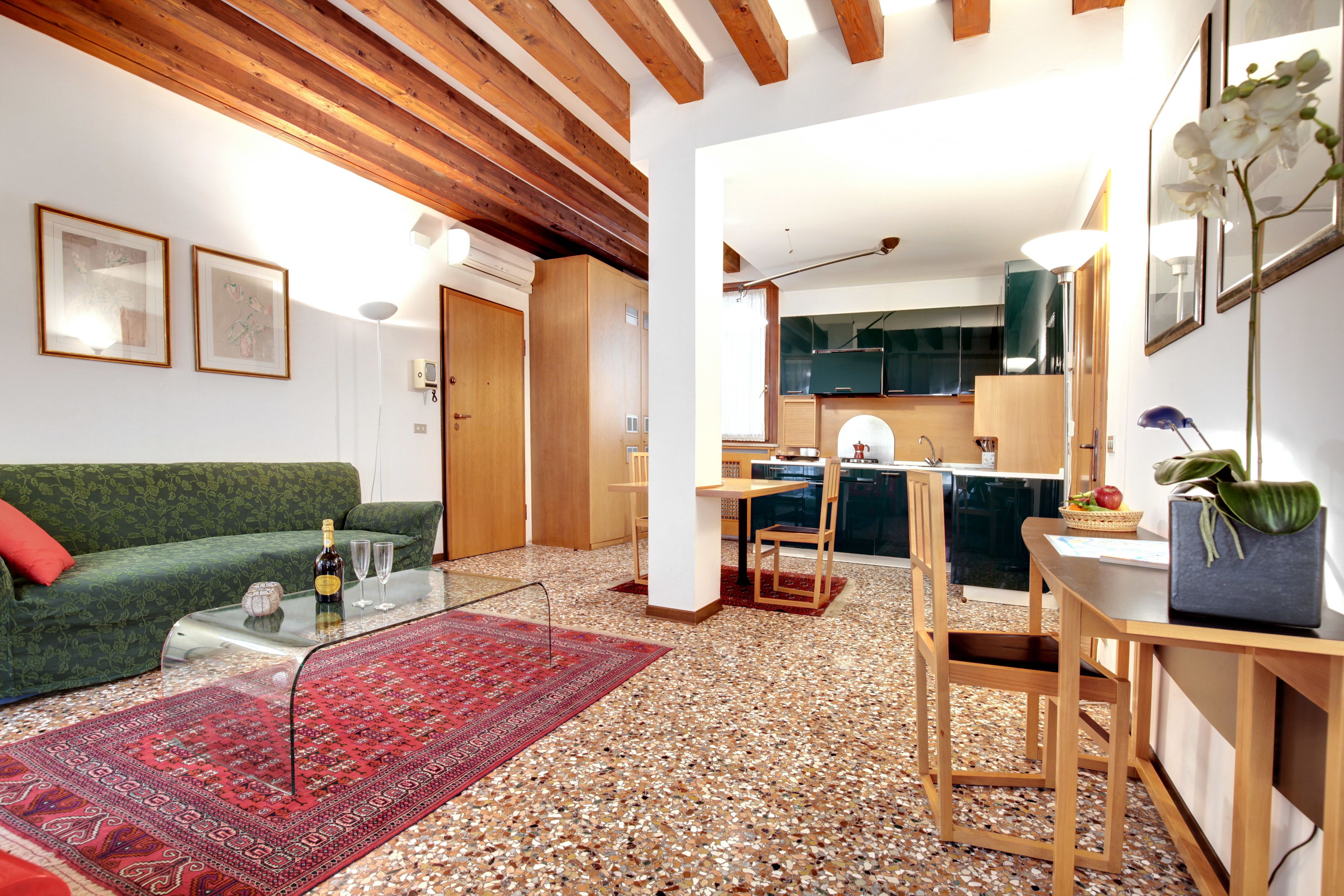 Apartment, 1 Bedroom | Living area | TV