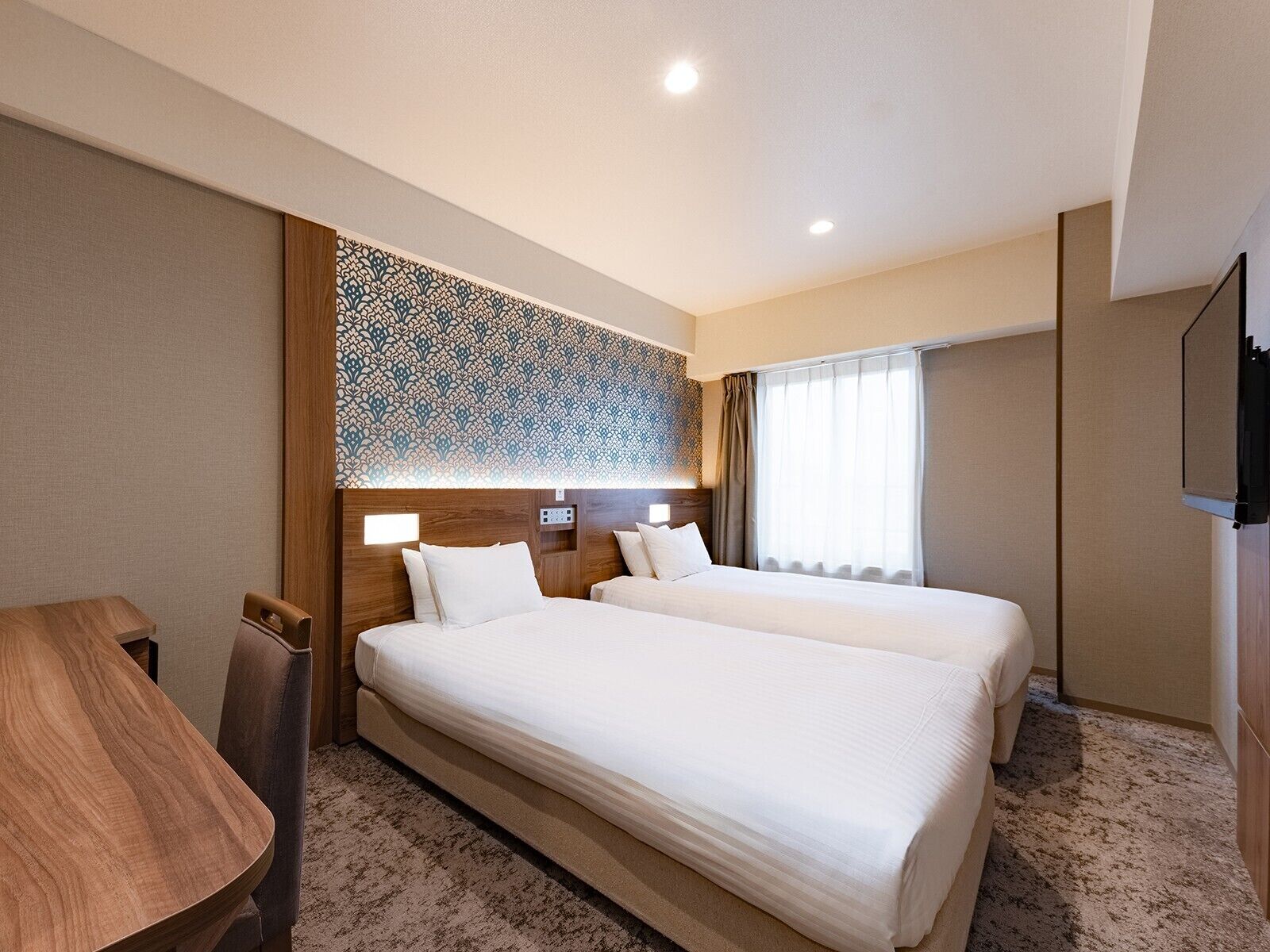 ห้องซูพีเรียทวิน, ปลอดบุหรี่ | ตู้นิรภัยในห้องพัก, ผ้าม่านกันแสง, Wi-Fi ฟรี, ผ้าปูที่นอน