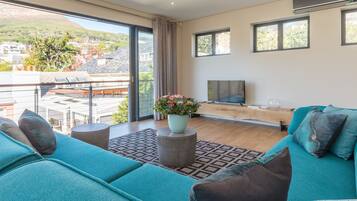 Presidential Villa, 3 Bedrooms, Balcony, Mountain View | Living area | Flat-screen TV