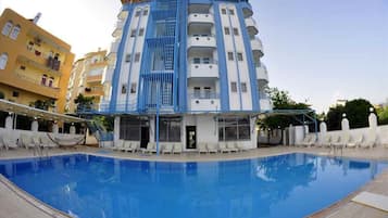 Fassade der Unterkunft