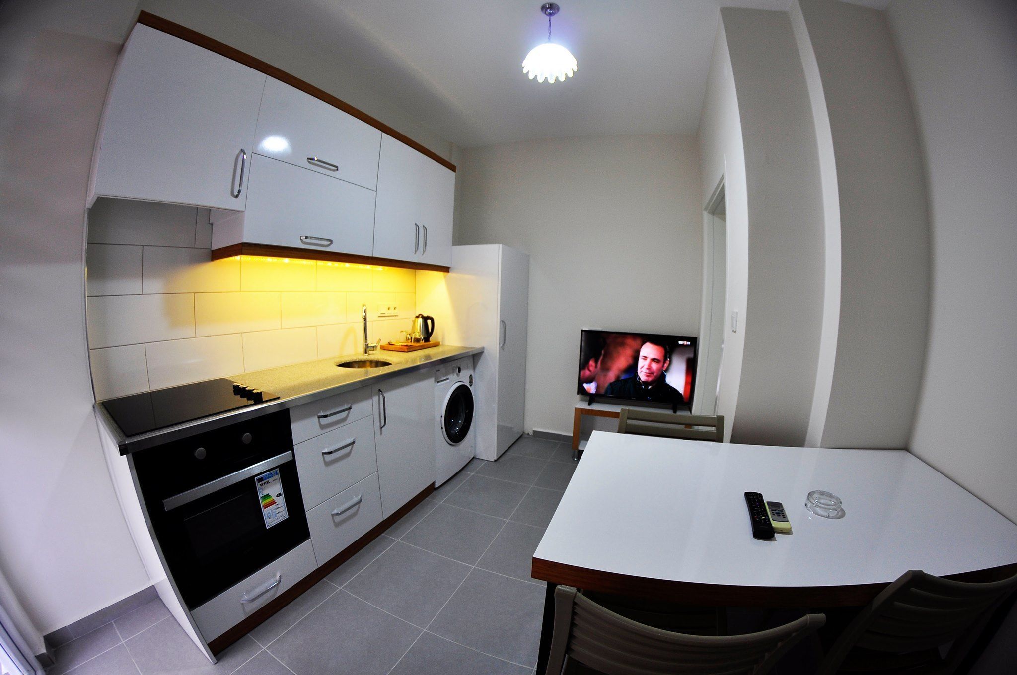 family room | private kitchenette | high chair