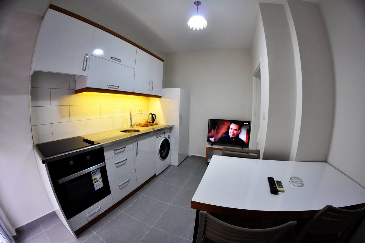 family room | private kitchenette | high chair