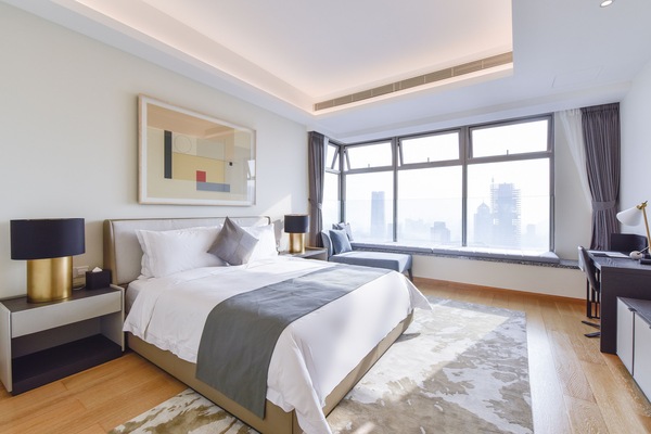 Grand Condo | Premium bedding, down comforters, in-room safe, individually furnished