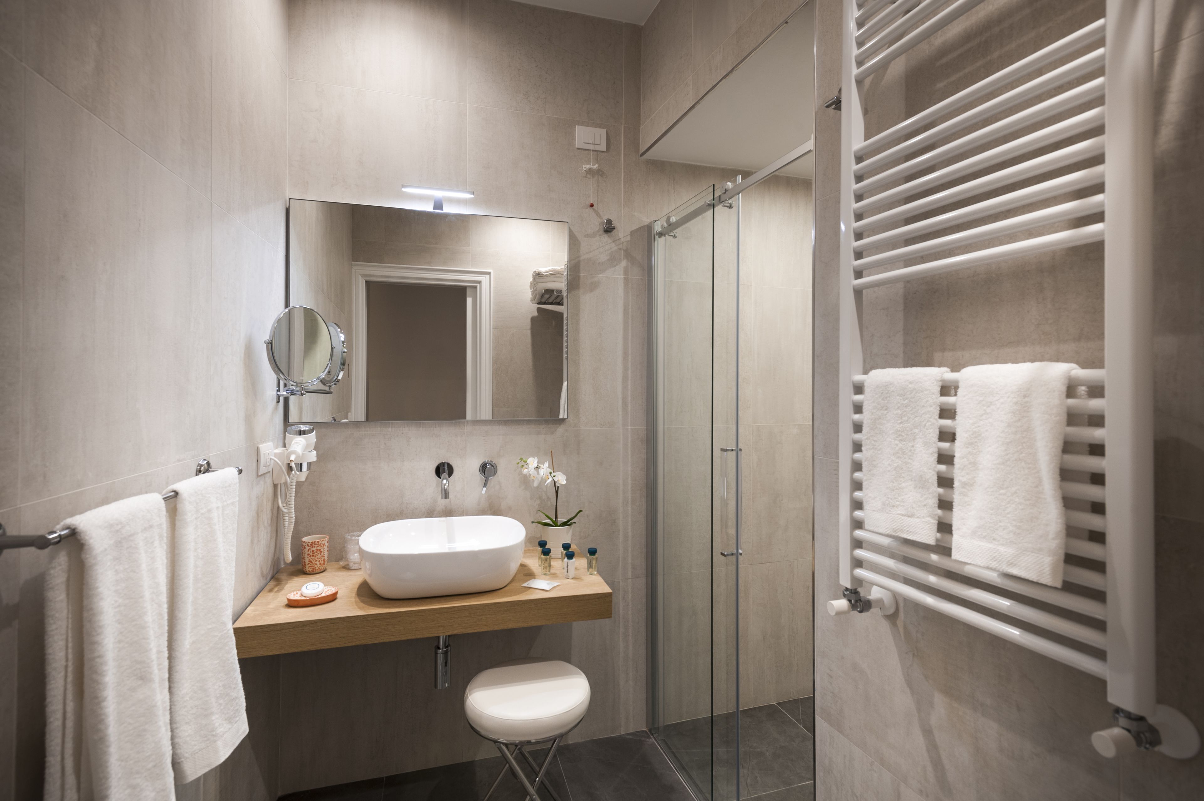 classic double room, balcony | bathroom | eco-friendly toiletries, hair dryer, bathrobes, slippers