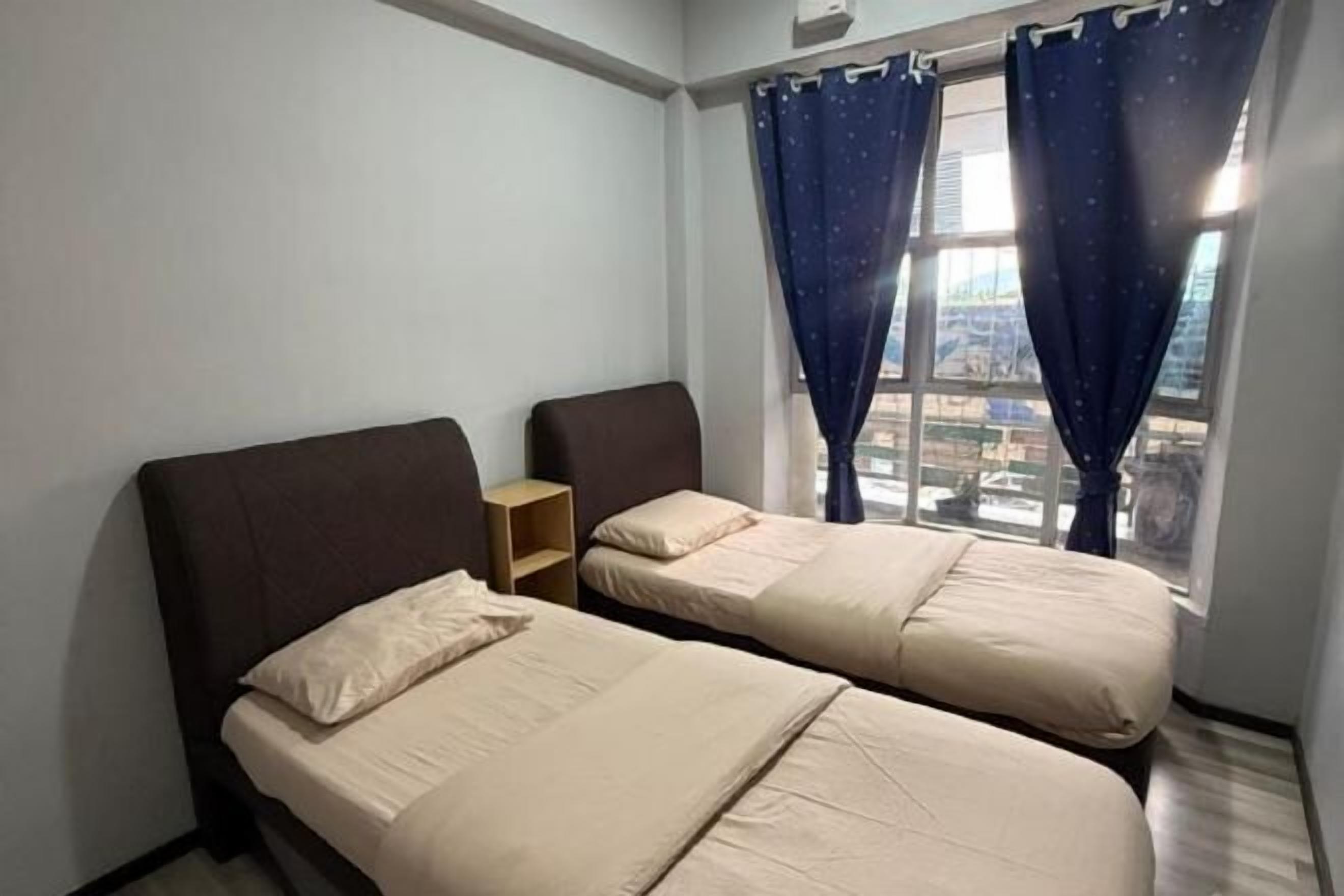 Premium bedding, blackout drapes, soundproofing, rollaway beds