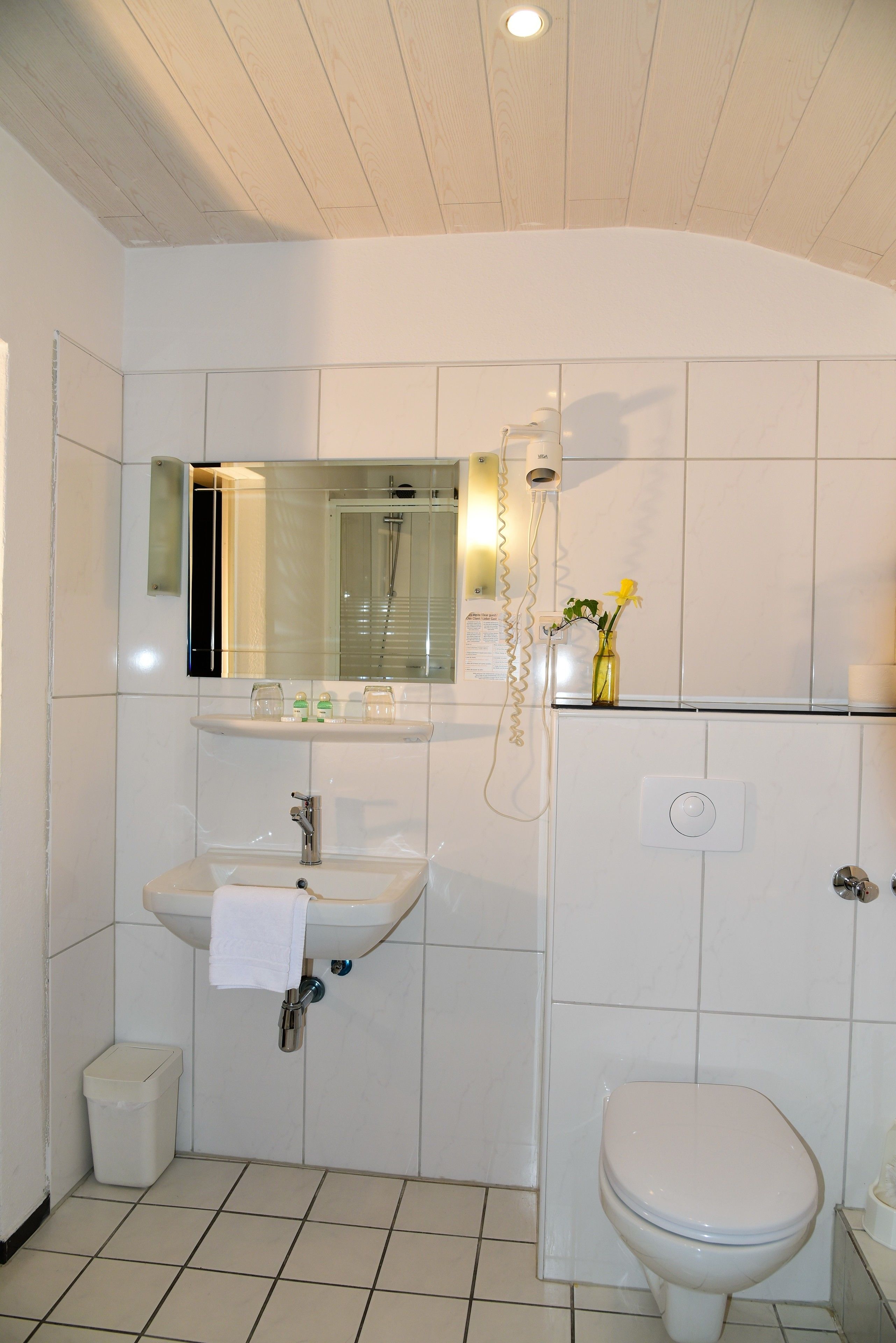 triple room | bathroom | shower, towels
