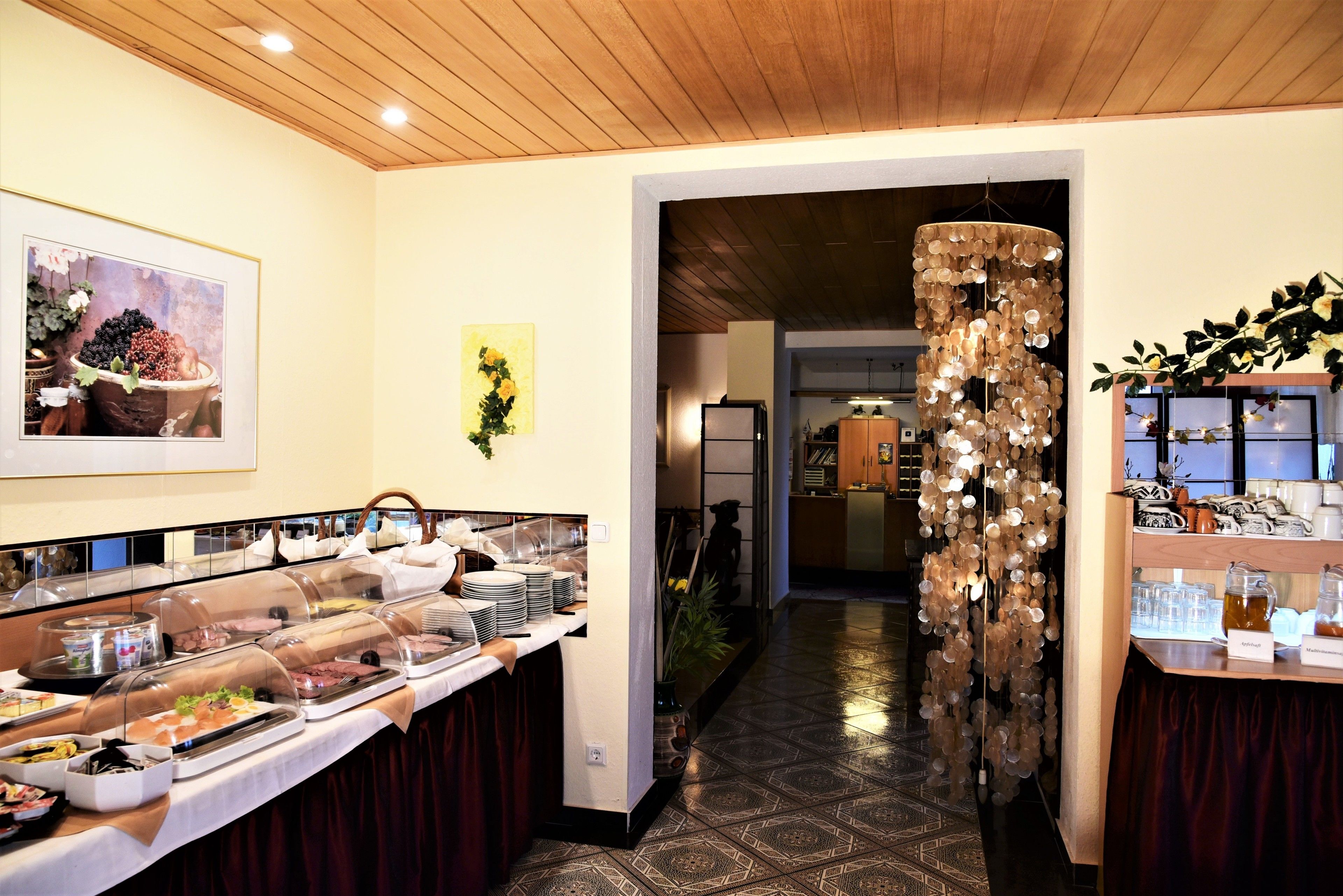 daily buffet breakfast (eur 5 per person)