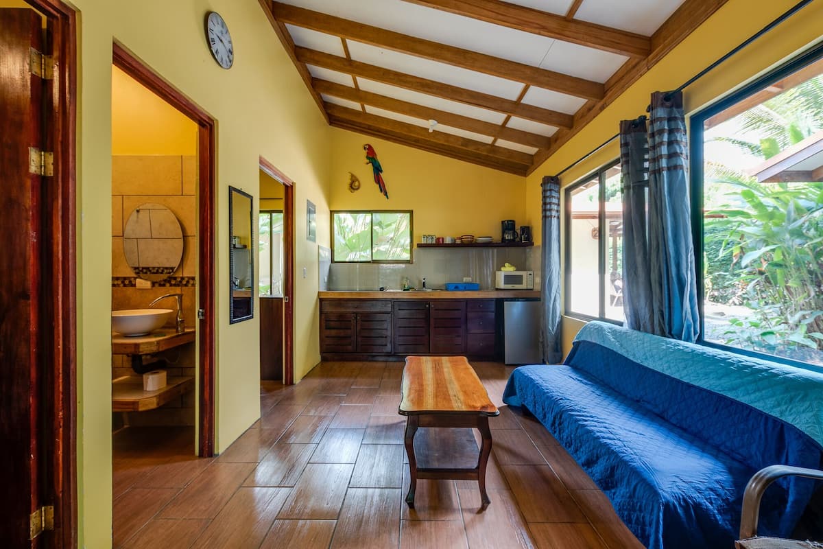 townhome, 2 bedrooms, garden view | egyptian cotton sheets, premium bedding, iron/ironing board, free wifi