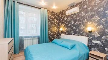 Apartment, 1 Schlafzimmer | 1 Schlafzimmer, Bügeleisen/Bügelbrett, kostenloses WLAN, Bettwäsche