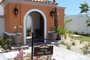Entrada de l'allotjament
