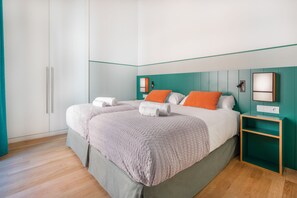 Departamento superior, 2 habitaciones | 2 habitaciones y ropa de cama de alta calidad