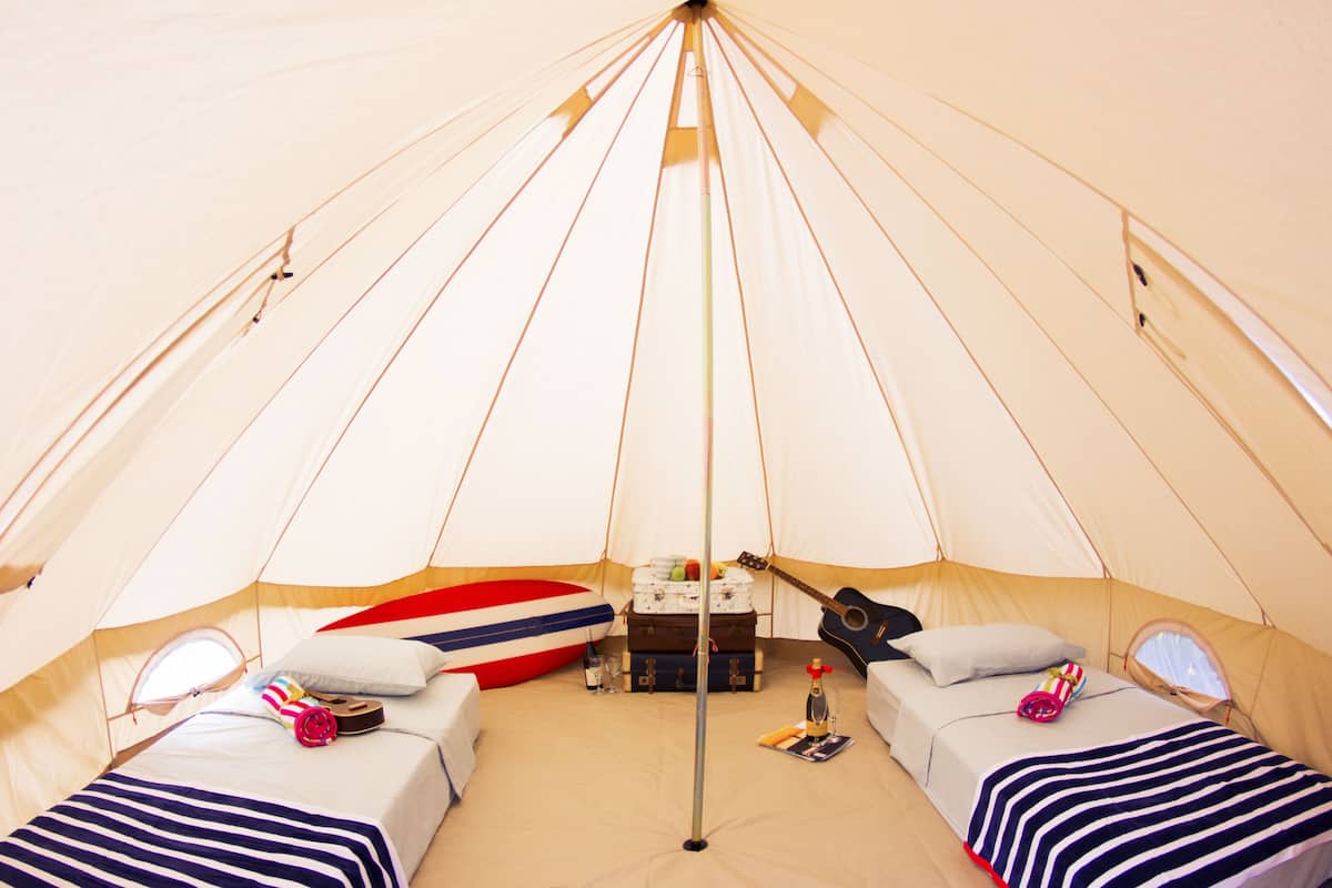 Basic Tent, 1 Double Bed | Individually decorated, individually furnished