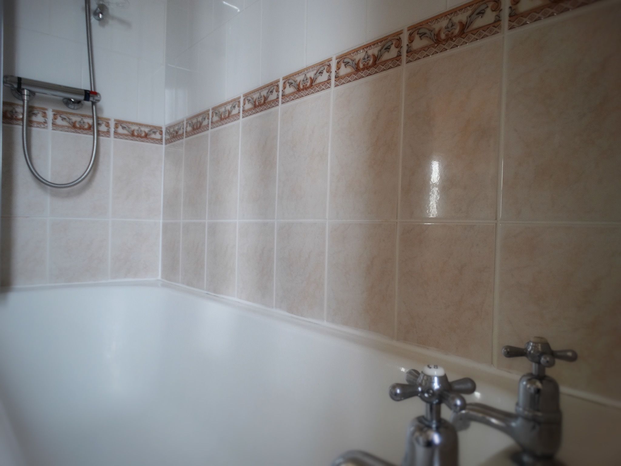 Un baño con bañera, ducha e inodoro.