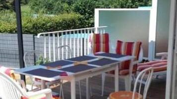 Vue depuis lâhĂ©bergement