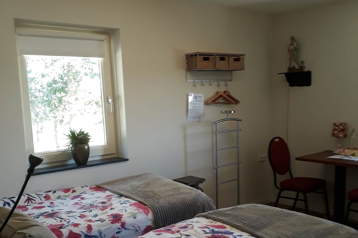 Double Room, 2 Single Beds (Tussen de Bluumkes) | WiFi (free), bed sheets