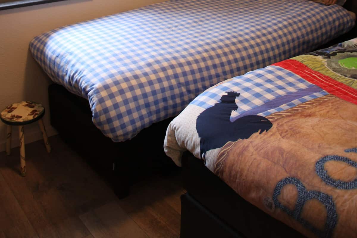Habitación con 2 camas individuales (Boerderijkamer) | Wifi gratis y ropa de cama