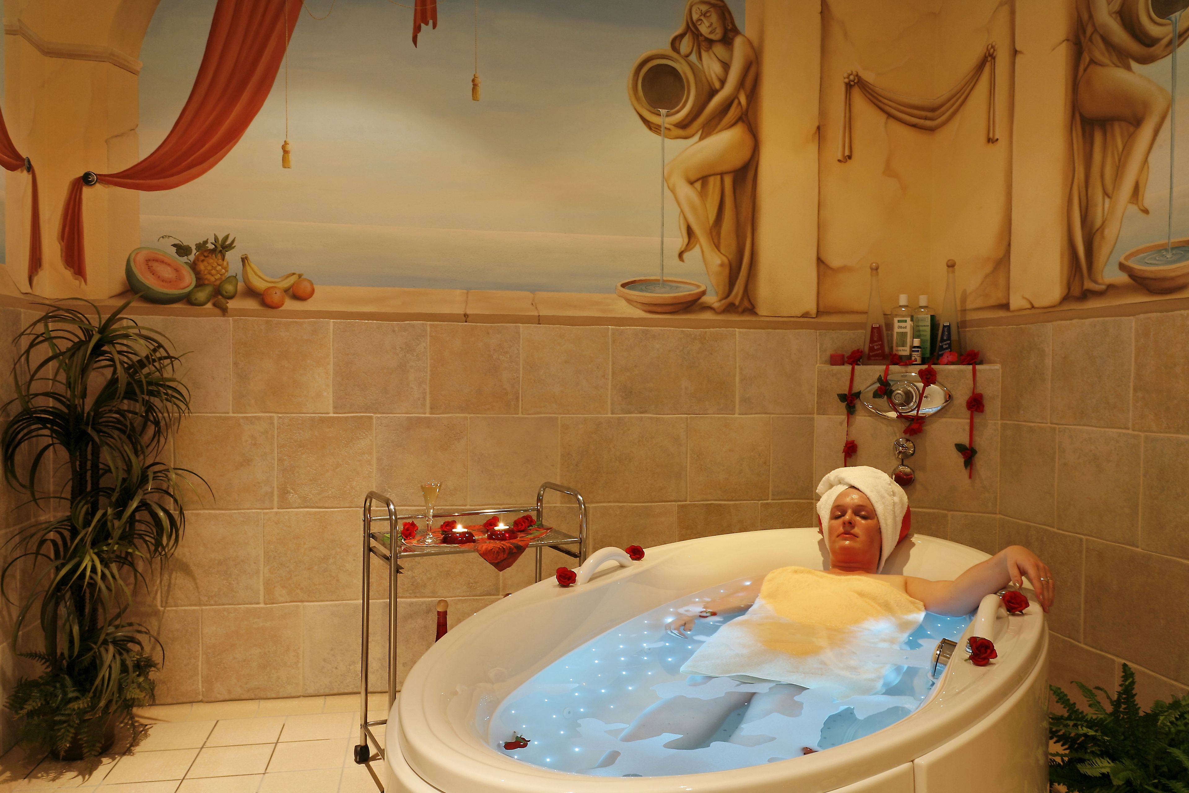 hot tub, steam room, hot stone massages, massages