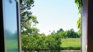 Blick von der Unterkunft