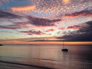 View from property - Garden Apartment On The Beach (Totland Bay)