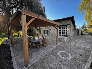 Comfort Duplex, 2 Bedrooms, Terrace, Garden View | Terrace/patio - Domaine de Brise Bois - Chambres & Gîtes (Rouzede)
