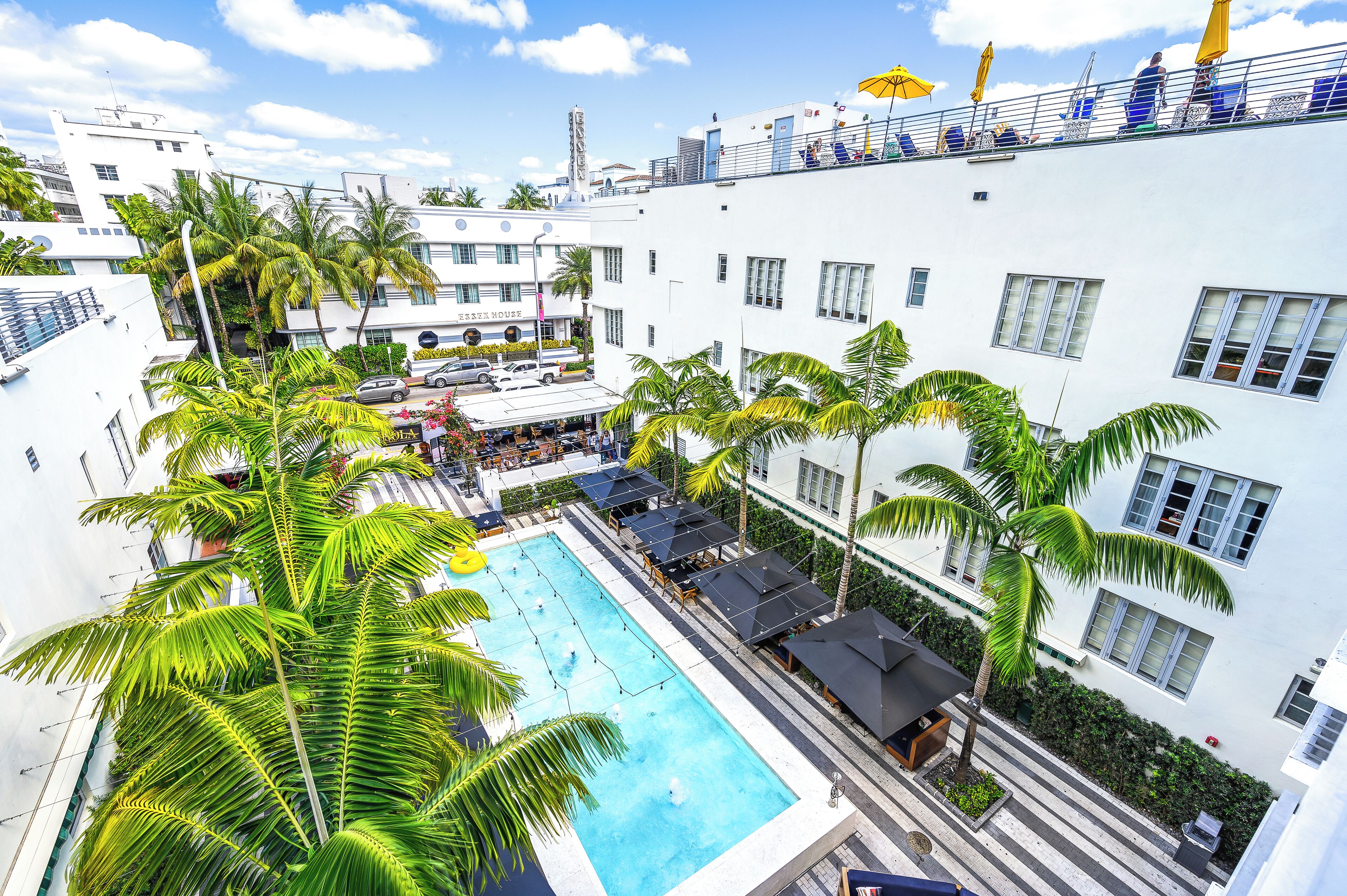 Chambre Deluxe, 2 lits doubles, balcon | Vue depuis l’hébergement