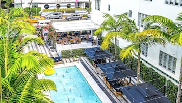 Blick von der Unterkunft