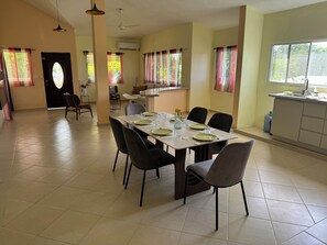 Comfort Condo, 3 Bedrooms, 2 Bathrooms | Private kitchen | Full-size fridge, stovetop, coffee/tea maker, cookware/dishes/utensils