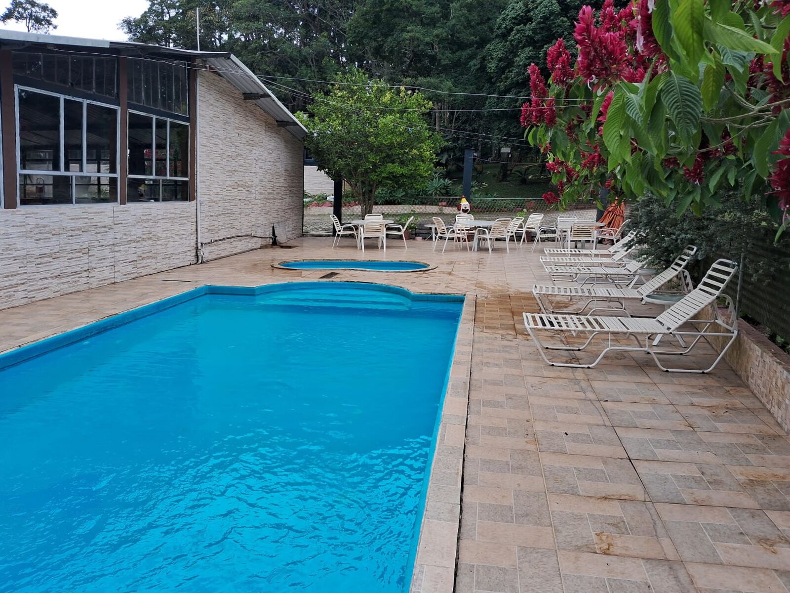 Indoor pool, 2 outdoor pools, open 10 AM to 6 PM, pool umbrellas