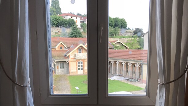 Uitzicht vanuit accommodatie