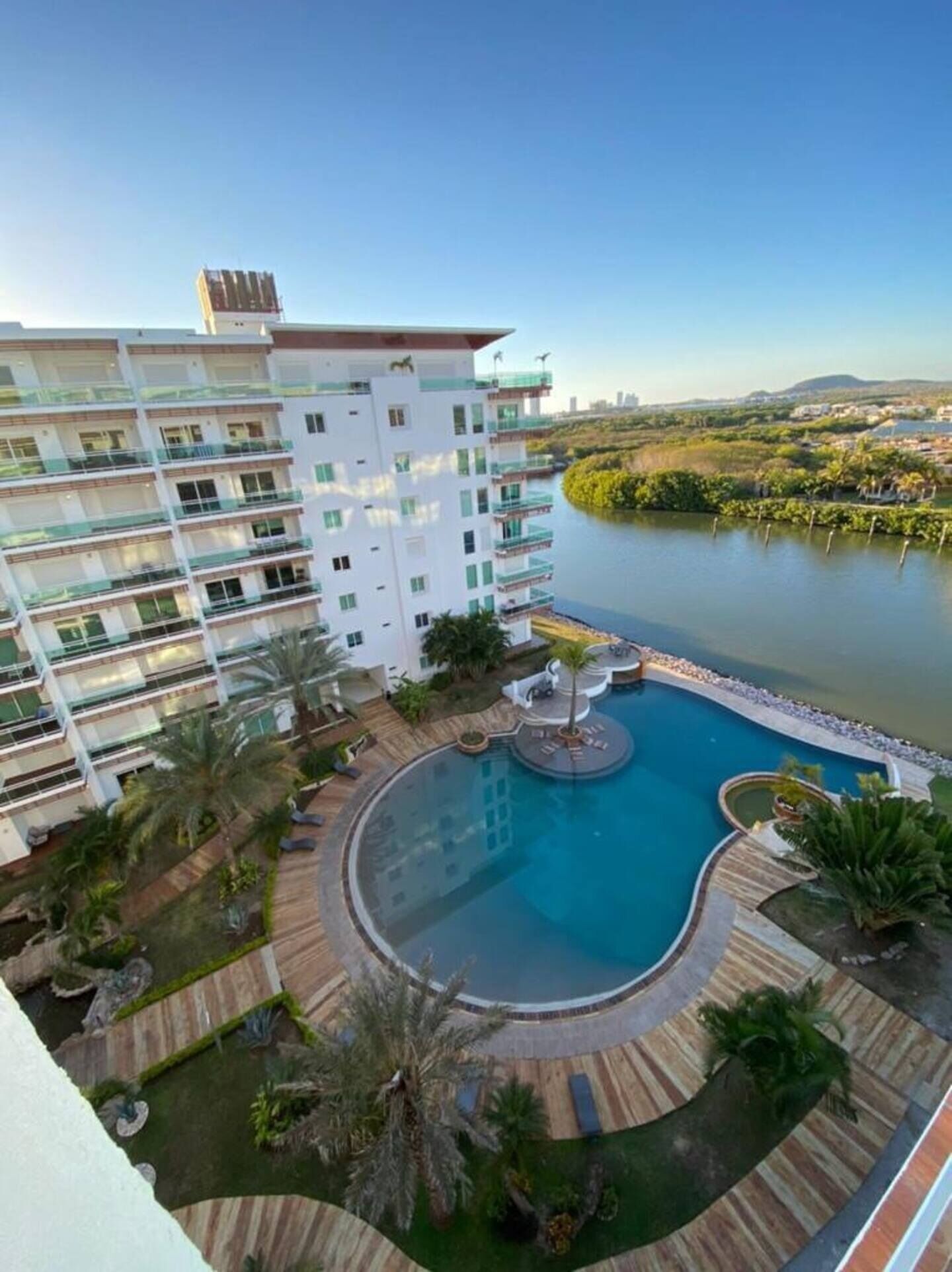 Vue depuis l’hébergement