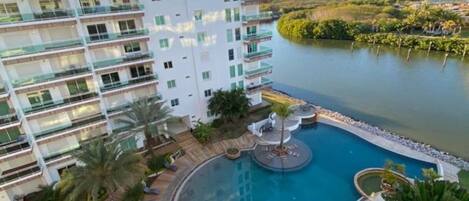 Vue depuis l’hébergement