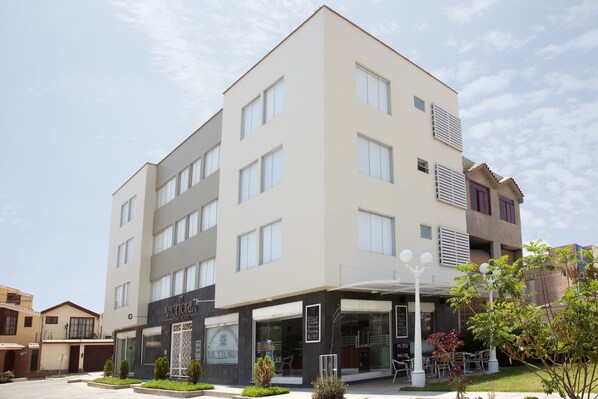 Fassade der Unterkunft