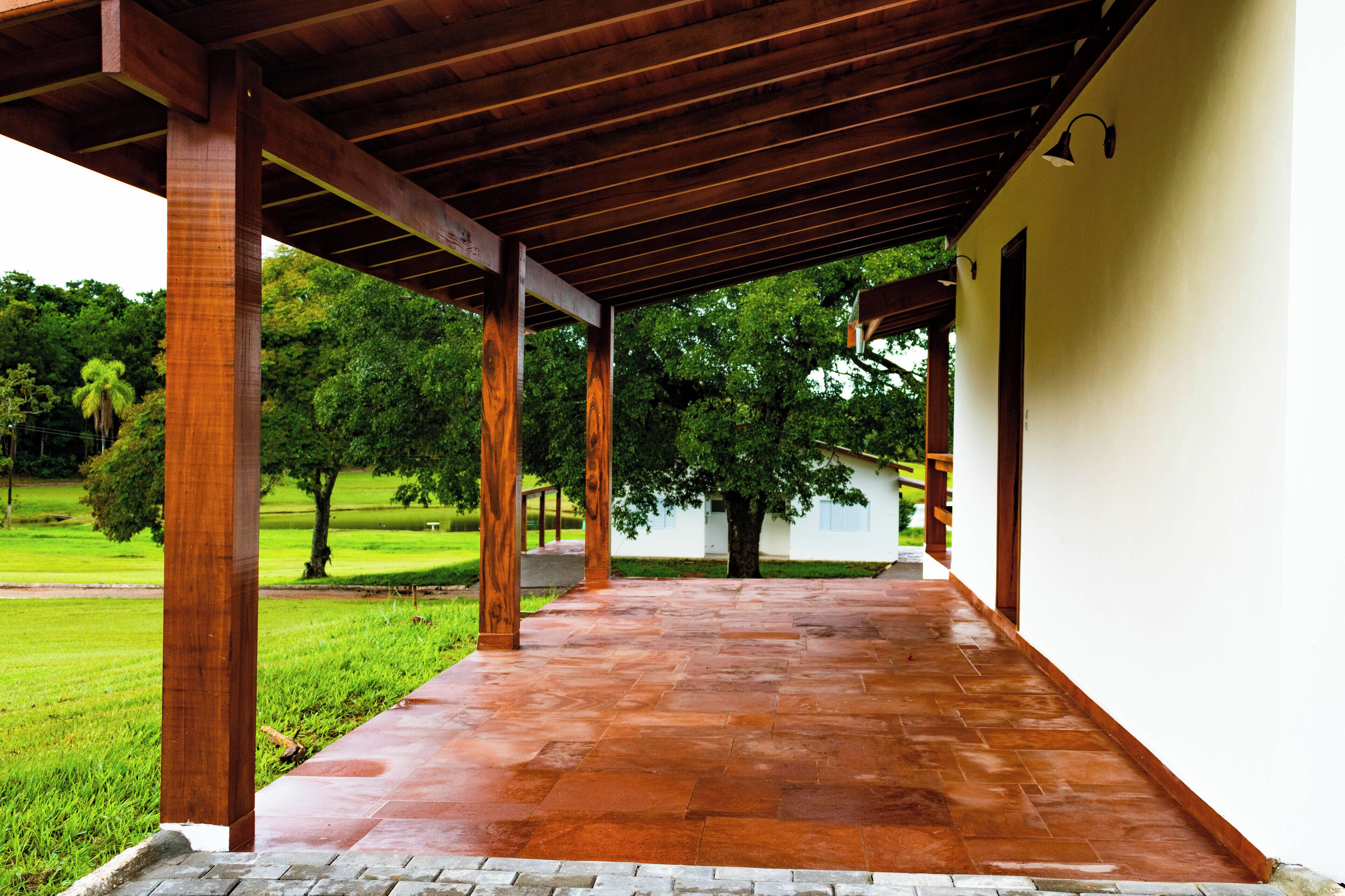 Chalé Experience Jardim PET | Vista do quarto