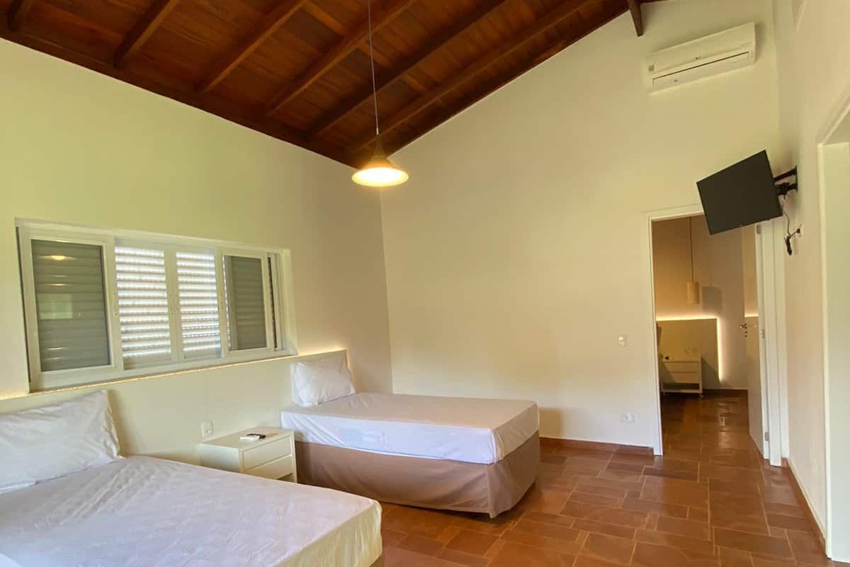 Premium chalet, uitzicht op tuin | 2 slaapkamers, luxe beddengoed, een minibar, gratis wifi