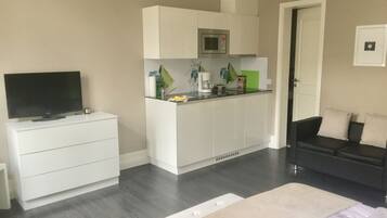 Apartamento (Usedom) | Zona de estar | Una televisión de pantalla plana