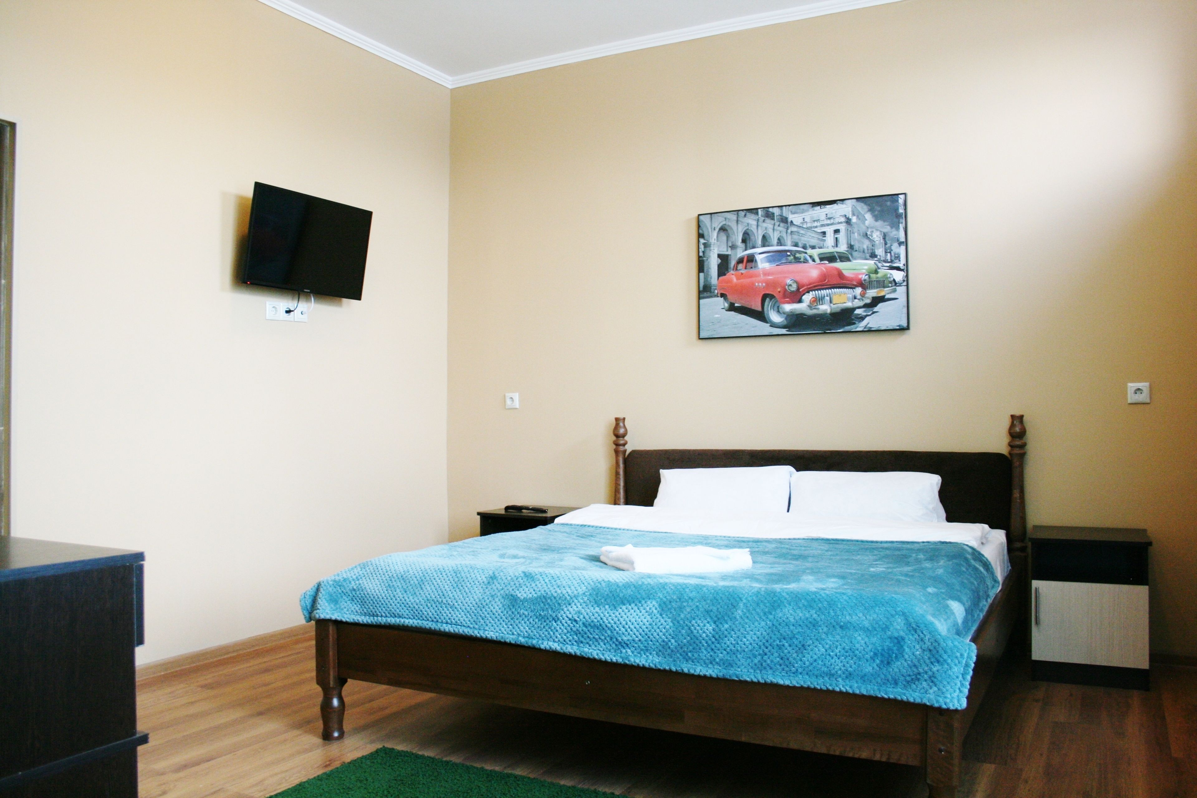 Chambre Double | Literie de qualité supérieure, bureau, chambres insonorisées