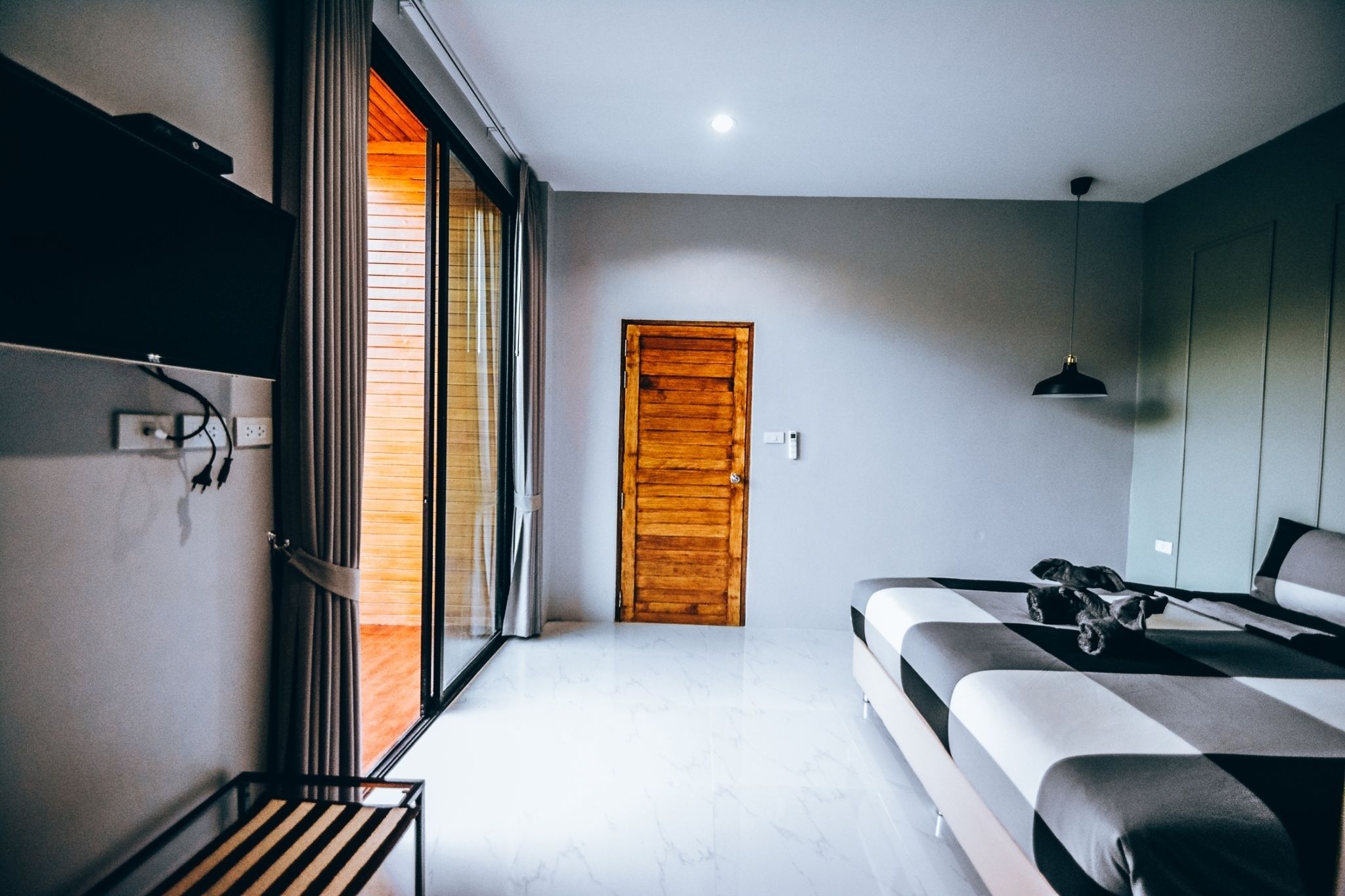 Standard Double Room with Pool View | セーフティボックス (室内)、WiFi (無料)