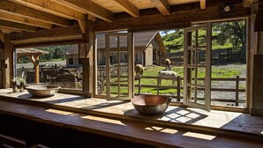 Uitzicht vanuit accommodatie