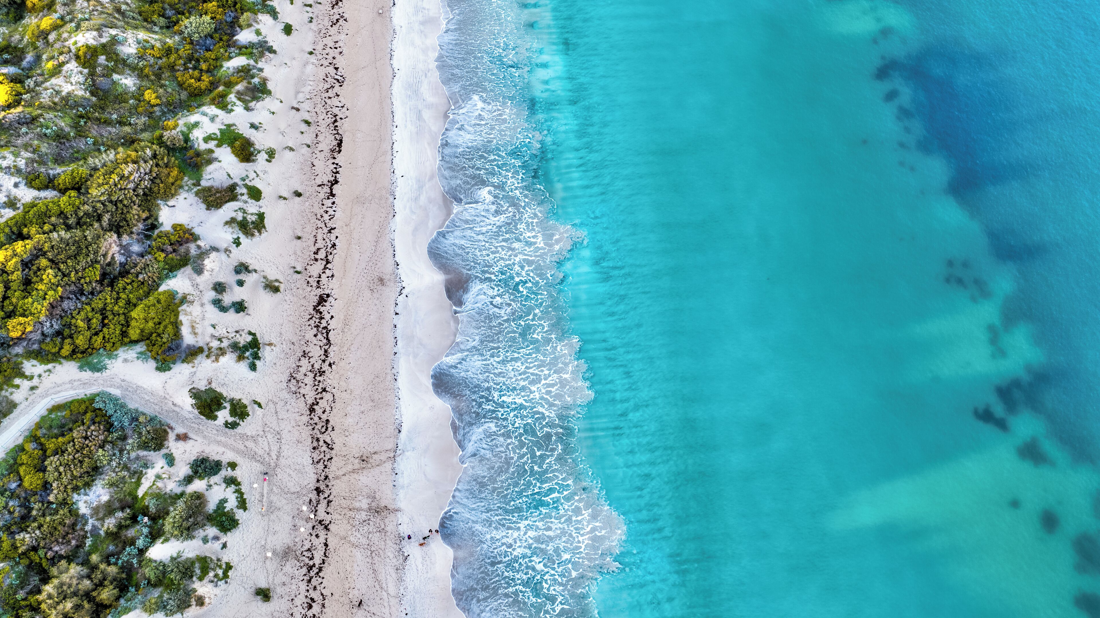 Plage, chaises longues, serviettes de plage