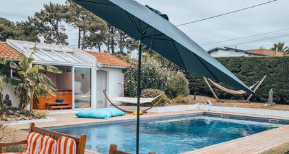 Quiet pied-Ă -terre close to beaches. Ideal for families and friends