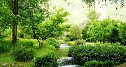 Les chambres peintes: Appartement Ninfa, cour médiévale restaurée, piscine