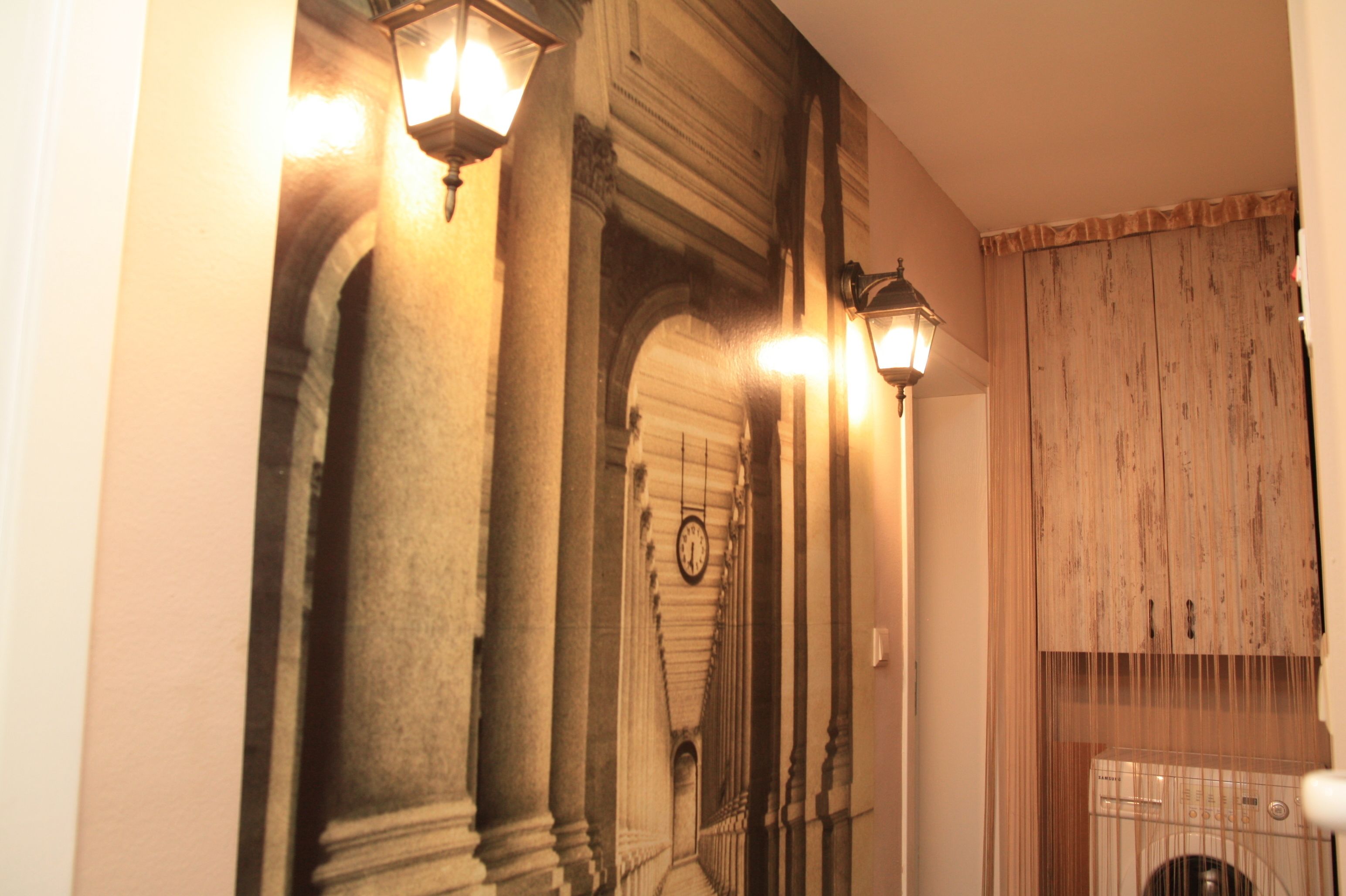 Apartemen Desain, 2 kamar tidur, balkon | 2 kamar tidur, didekorasi berbeda-beda, dan setrika/meja setrika