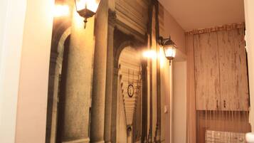 Design Apartment, 2 Bedrooms, Balcony | 2 bedrooms, individually decorated, iron/ironing board