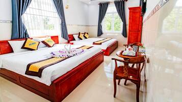 Minibar, desk, iron/ironing board, free WiFi