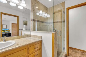 Shower, hair dryer