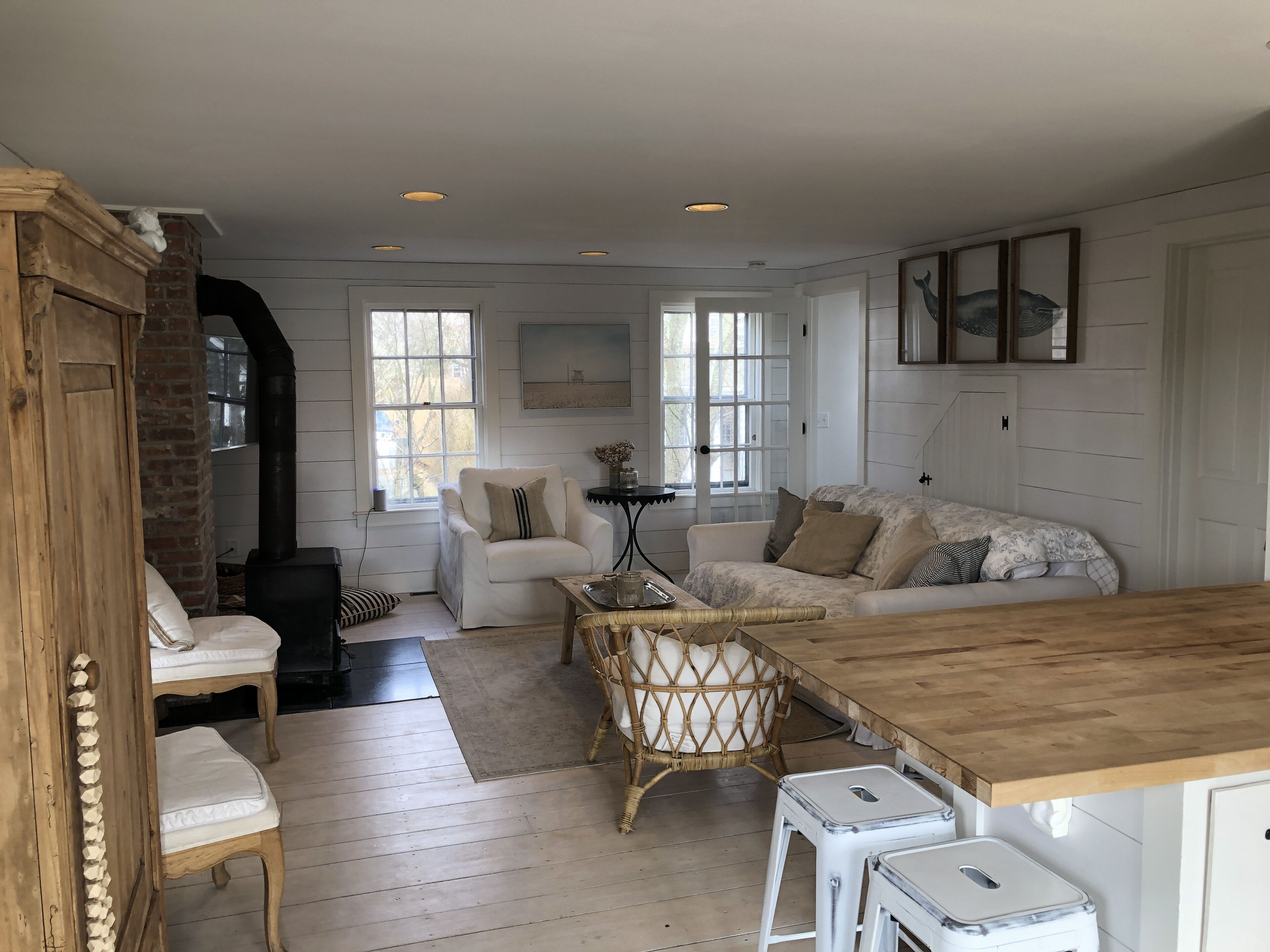 Historic district, 1/2 mile to town! Abuts conservation land. Spacious & bright