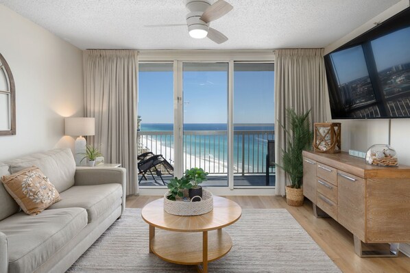 Smart TV, DVD player, music library, video library