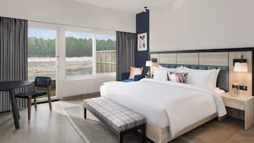 Habitación Premium, 1 cama King size, vista al río | 1 habitación, ropa de cama de alta calidad y minibar
