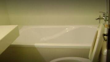 Eenvoudige Twin kamer | Badkamer | Een douche